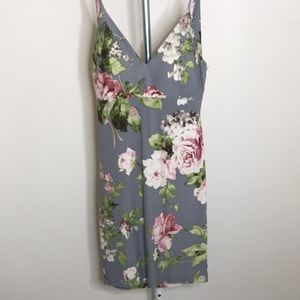 Floral Print Bodycon Dress